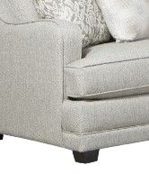 Fusion Furniture Missionary Raffia 2-Piece Gray L-Shape Sectional-1