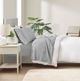 Olliix by Clean Spaces Allergen Barrier Light Gray Queen 300 Thread Count Cotton Sheet Set-5