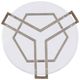 Hooker® Furniture Melange Grove Clear Acrylic Top Round End Table with Antique Brass Base-2