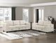 Homelegance® Walterboro Beige Loveseat with Storage and Charging Ports-1