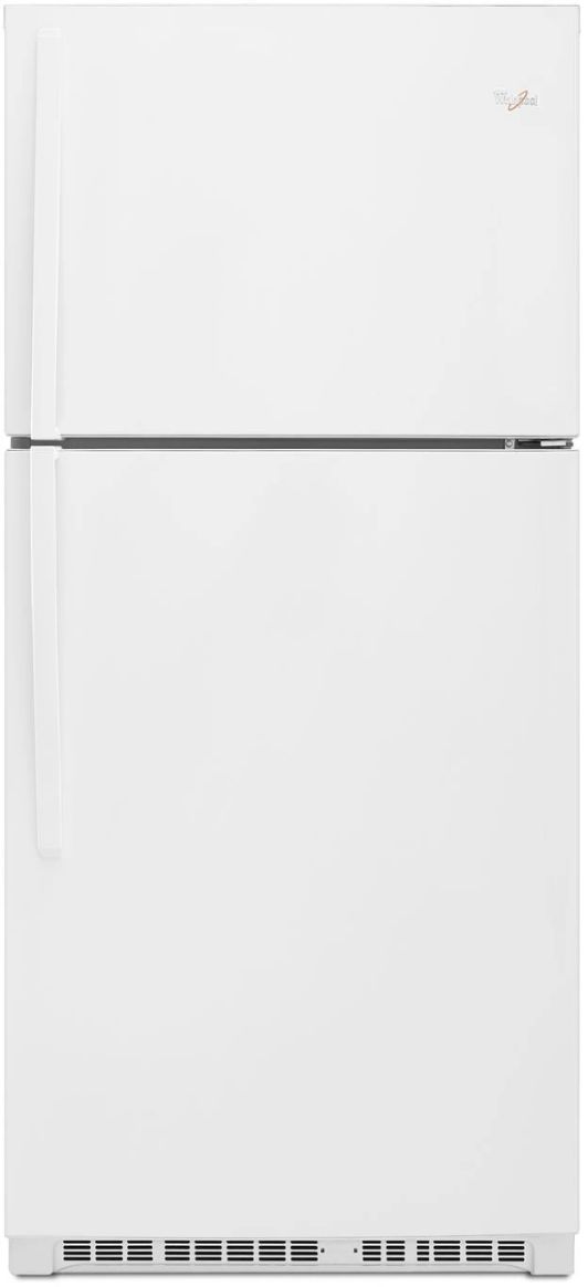 Whirlpool® 33" 21.3 Cu. Ft. White Top Freezer Refrigerator-0
