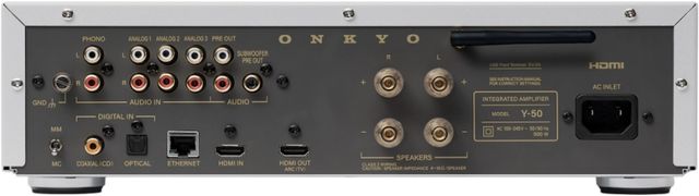 Onkyo® Muse Y-50 Silver Network Streamer & Integrated High-Power Amplifier-4