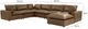 TOV Furniture Cali 7-Piece Brown Modular Sectional and Large Chaise-2