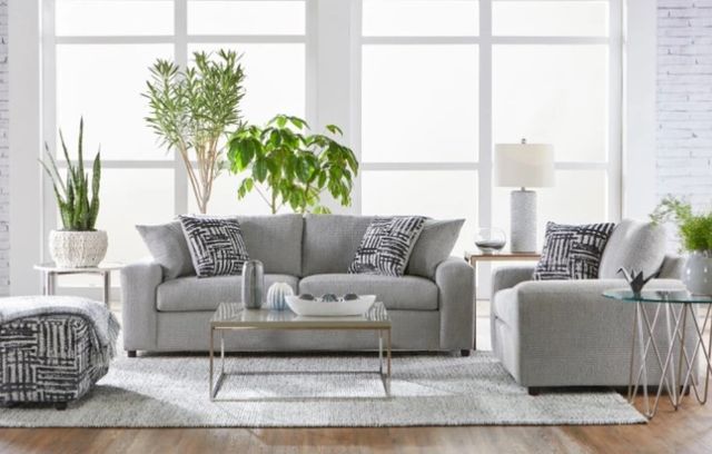 Hughes Furniture® 14600 Bon Bon Shadow Sofa-1