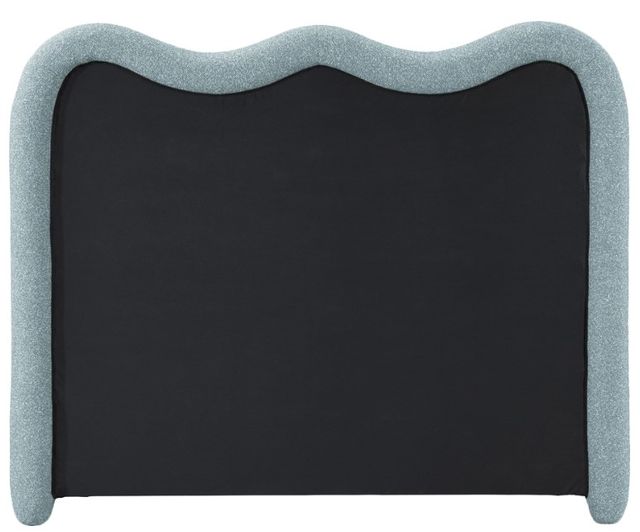 Meridian Furniture Gavin Blue Queen Upholstered Panel Bed-3