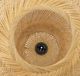 A & B Home Black/Natural Bamboo Chandelier-4