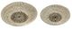 A & B Home Beige Woven Seagrass Bowl-2