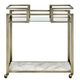 ACME Furniture Neilo Clear/Wire Brass Serving Cart-1