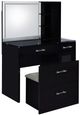 Coaster® Flora 2-Piece Black High Gloss Vanity Set with LED Mirror-3