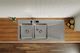 Elkay Lustertone® Classic Lustrous Satin 48" x 22" x 7-5/8" 2-Hole Equal Double Bowl Drop-In Sink with Right Drainboard-3