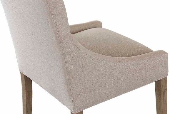 Bassett® Furniture Customizable BenchMade Alice Oak Slope Dining Arm Chair-3