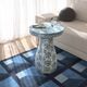 TOV Furniture Halio Blue Shell Side Table-1