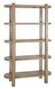 International Furniture Direct White Balam Ivory White Bookcase-0