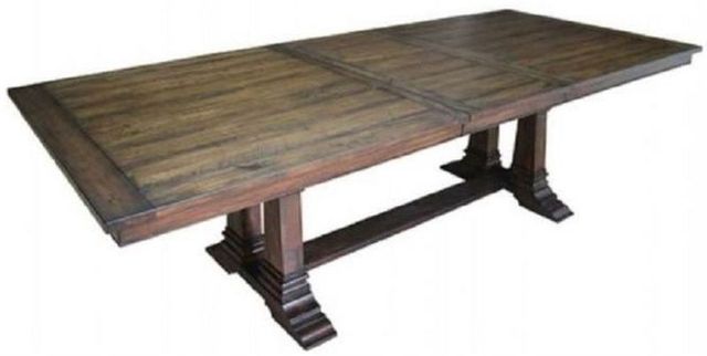 Coaster® Delphine 5-Piece Vintage Dark Pine Dining Set-1