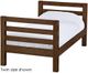 Crate Designs™ Furniture Brindle Twin Tall Ladder End Lower Youth Bunk Bed-0