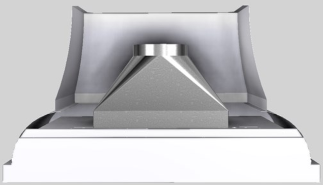 Vent-A-Hood® Designer Series 54" White Wall Mounted Range Hood-2