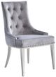 VIG Furniture Modrest Dumas 2-Piece Gray/Stainless Steel Dining Chair Set-0