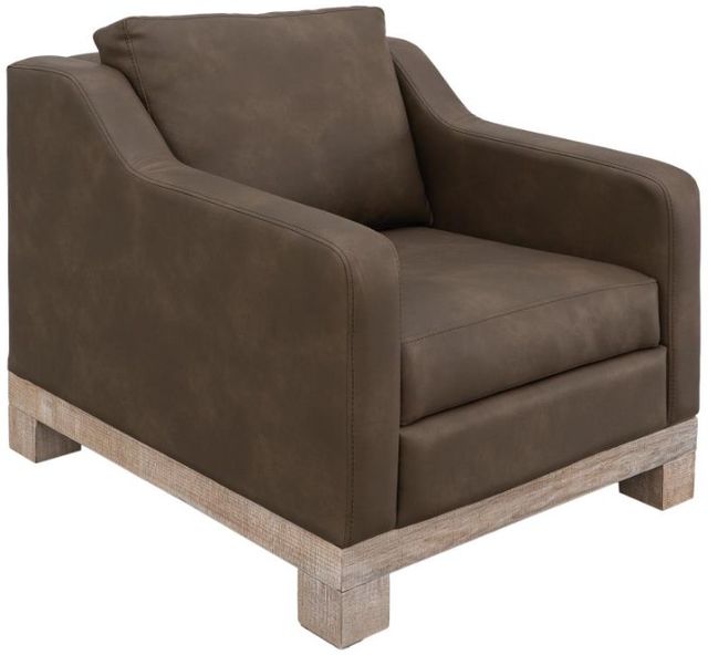 International Furniture Direct Samba Dark Chocolate/Sand Drift Accent Chair-0