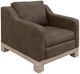 International Furniture Direct Samba Dark Chocolate/Sand Drift Accent Chair-0
