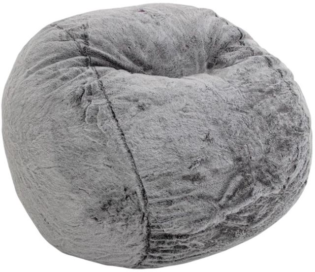 CordaRoy's® Original Chincilla Faux Fur Full Bean Bag Chair-0