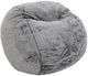 CordaRoy's® Original Chincilla Faux Fur Full Bean Bag Chair-0