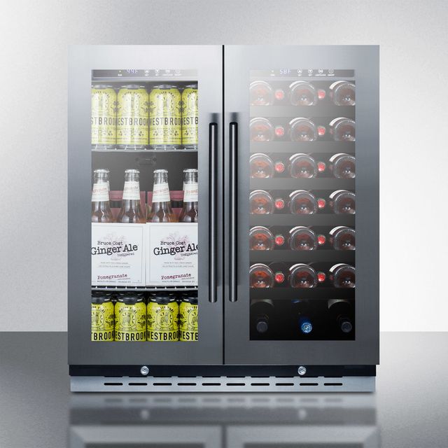 Summit® 30" 5.8 Cu. Ft. Stainless Steel Wine Cooler-3