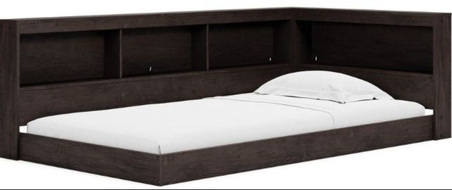 Signature Design by Ashley® Piperton 5-Piece Brown Twin Bookcase Storage Bed Set-1