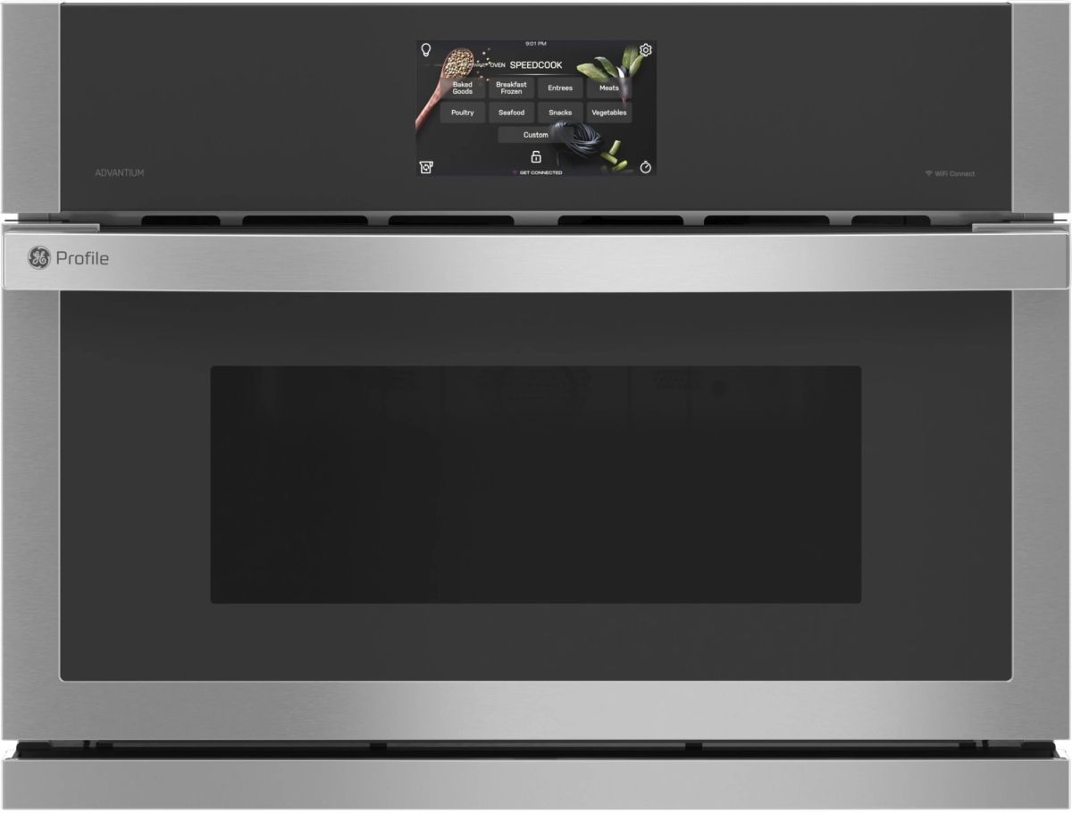 GE Profile™ 27" Stainless Steel Electric Speed Oven