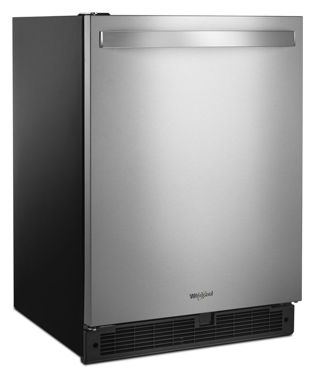 Whirlpool® 5.1 Cu. Ft. Fingerprint Resistant Stainless Steel Under the Counter Refrigerator-5
