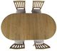Jofran Inc. Brentwood Cascade Oak 102" Double Pedestal Dining Table-2
