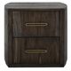 International Furniture Direct Black Balam Oil Black Nightstand-1