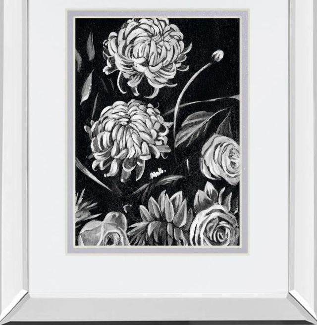 Classy Art Enchanted Bloom II by Annie Warren Mirror Framed Wall Art-1