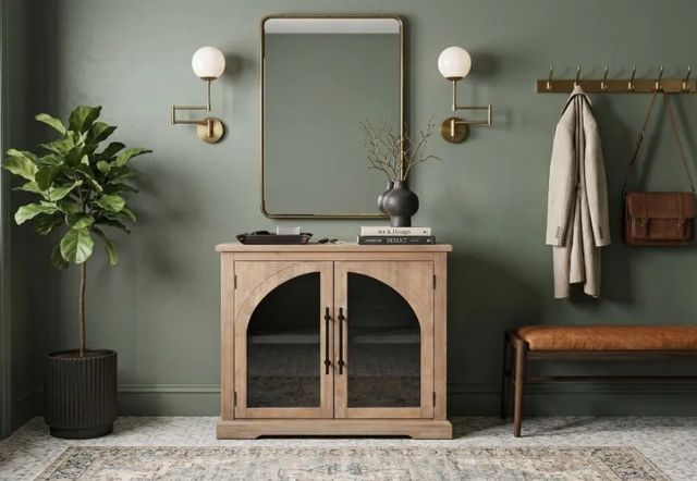 Sunny Designs™ Elena Oak Grove/Umbra Small Cabinet-1