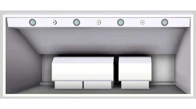 Vent-A-Hood® 54" White Wall Hood-3
