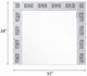 ACME Furniture Noralie Mirrored Accent Mirror with Faux Diamonds-2