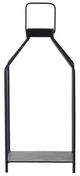 A & B Home 2-Piece Black Outdoor Lantern Set-2