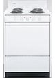 Summit® 24" White Freestanding Electric Range-2
