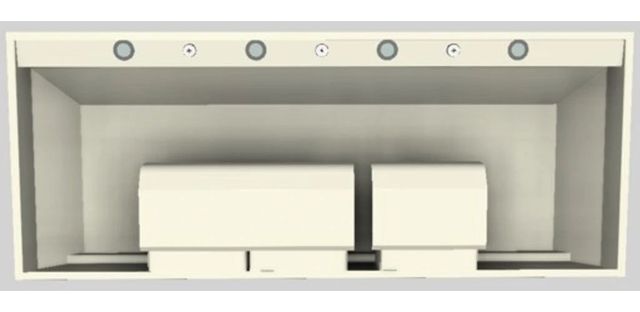 Vent-A-Hood® Designer Series 60" Biscuit Wall Mounted Range Hood-3