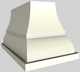 Vent-A-Hood® Designer Series 54" Biscuit Island Range Hood-4