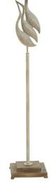 StyleCraft Norman Wyatt Home Rona Beige Floor Lamp-1