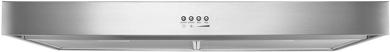 Whirlpool® 36" Stainless Steel Range Hood with Dishwasher-Safe Full-Width Grease Filters
