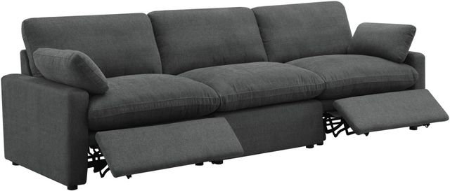 Coaster® Collins 3-Piece Dark Gray Power Reclining Modular Sectional-1