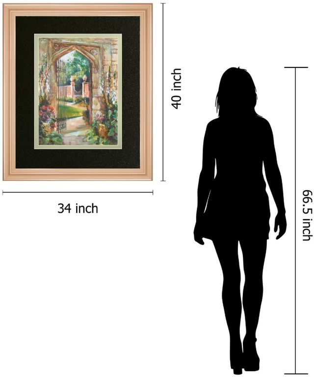 Classy Living Marysia Invitation 34"W Wall Art-2