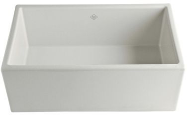 Rohl® Shaws Original 30" Apron Front Kitchen Sink-White-1