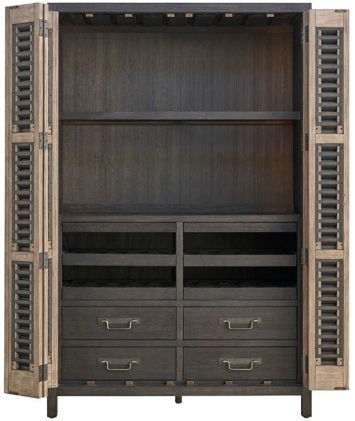 Universal Explore Home™ Dwell Black/Desert Bar Cabinet-3