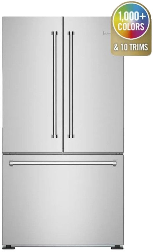 BlueStar® 36 in. 19.9 Cu. Ft. Custom Counter Depth French Door Refrigerator-0