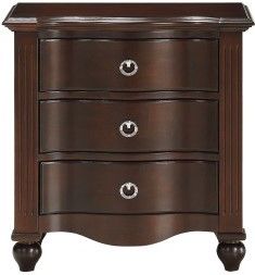 Mazin Furniture Meghan 4 Piece Espresso Twin Bedroom Set-3