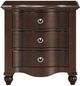 Mazin Furniture Meghan 4 Piece Espresso Twin Bedroom Set-3