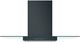 Café™ 36" Matte Black Wall Mount Glass Canopy Chimney Hood-0