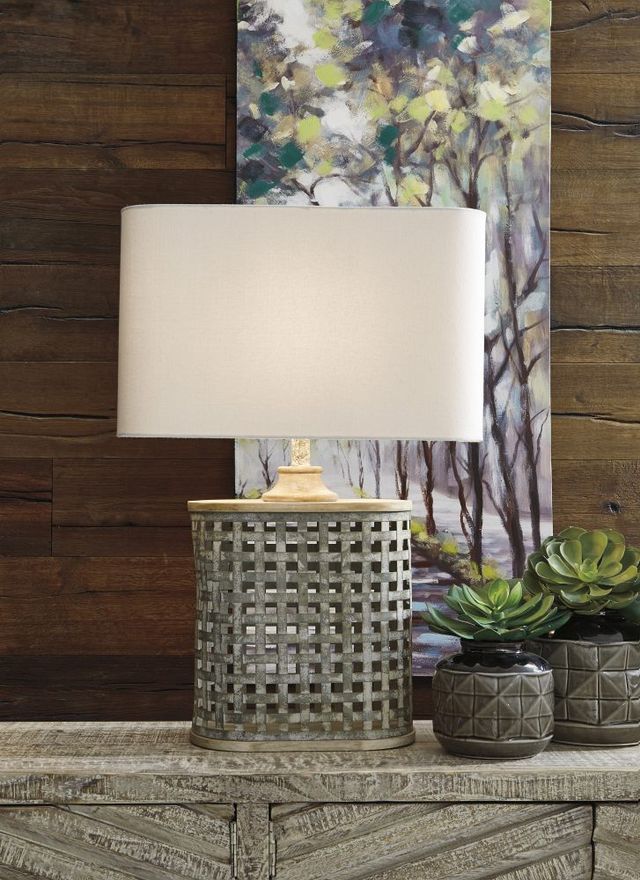 Signature Design by Ashley® Deondra Gray Table Lamp-3